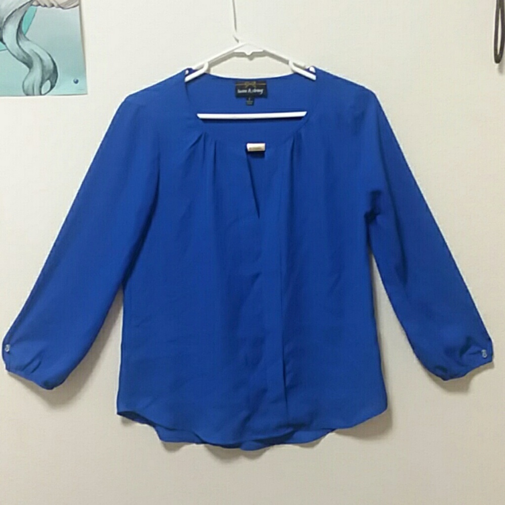 Blue blouse// worn once